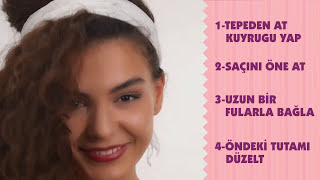 Üşengeç Kızlar İçin 6 Kolay Saç Modeli [upl. by Arria182]