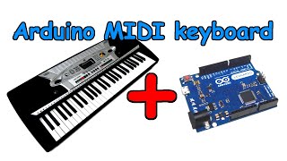 How to make a MIDI keyboard using Arduino  Small Project [upl. by Chrisman]