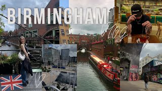 BIRMINGHAM🇬🇧  City Guide canals street art in Digbeth what to do  VLOG English [upl. by Walkling]