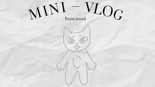 VLOG FROM SEOUL   my first vlog 🐈 [upl. by Eri]