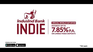 IndusInd Bank presents INDIE  A revolutionary new way to bank [upl. by Eniortna]