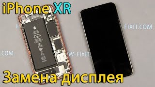 Замена экрана iPhone XR [upl. by Gschu]