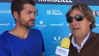 Interview Sebastien Caille et Julien Boillot  Challenger WinWin Padel Cabriès 2017 [upl. by Aiekam]