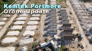 Kemtek Portmore  Drone Update GatedCommunity NewHomes Realestate Trending PropertyUpdate [upl. by Bushore]