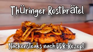 Thüringer Rostbrätel Rezept von dor Muddi  Grillfleisch nach DDRArt [upl. by Odysseus133]