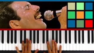 How To Play quotBohemian Rhapsodyquot Piano Tutorial  Sheet Music Queen Part 2 [upl. by Schriever673]