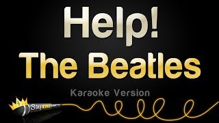 The Beatles  Help Karaoke Version [upl. by Culliton687]