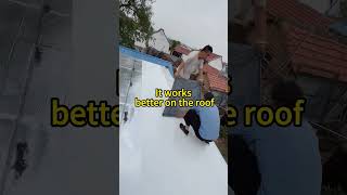 How to use self adhesive waterproof tape for waterproofing waterproofingmembrane waterproofing [upl. by Lemert]