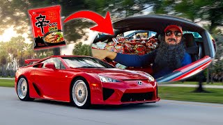 I Filled My Lexus LFA With Ramen At Monterey Car Week [upl. by Powers]