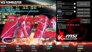 MSI Kombustor Tutorial for Stable GPU Overclock Tuning [upl. by Annirac]