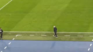 RomaUdinese Mourinho commosso dal coro della Sud [upl. by Kitchen]