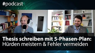 Abschlussarbeiten mit 5PhasenStrategie planen amp Blockaden lösen  mit ThesisCoach Manuel Kröger [upl. by Navaj211]