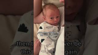 Soaking it all in 🫶🏼 newborn newbornbaby newmom ftm baby [upl. by Wojak]