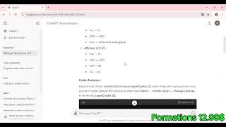 Comment Utiliser ChatGPT pour Programmer un Thermomètre Numérique avec Arduino [upl. by Anitsej773]