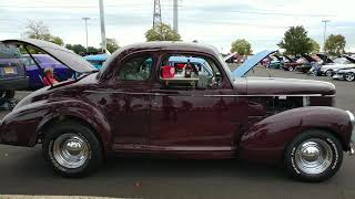 1940 MAROON STUDEBAKER CHAMPION 440HP ENGINE [upl. by Nostets]