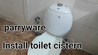 parryware toilet cistern install  Electricalstamiltech [upl. by Naji]