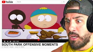 Offensive South Park Moments Reaction [upl. by Ahsimak]