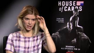 House of Cards  Kate Mara Interview [upl. by Etteuqaj]