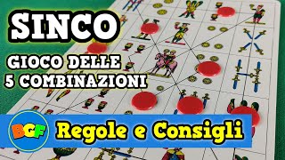 SINCO  Gioco delle 5 Combinazioni Simile alla Tombola  Tutorial 118 Come si gioca [upl. by Herb]