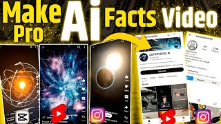 How To Make Ai Facts Shorts Video  How To Make video like astrooversee Astrooscience [upl. by Oralla]