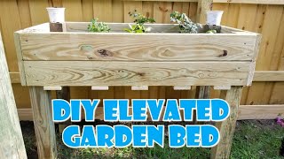 🥬DIY Elevated Garden Bed 🥕🥦 [upl. by Ynnaf]