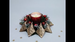 Niesamowite rękodzieło DIY na Boże Narodzenie🎄 🌲 ŚWIĄTECZNA DEKORACJA Z RECYKLINGU DIY🎄 [upl. by Marge639]