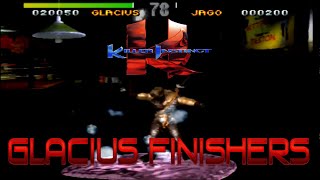 Killer Instinct Classic  Glacius Finishers [upl. by Lenoj]