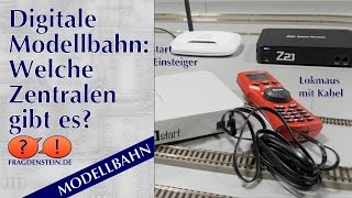 Welche Zentralen für die digitale Modellbahn gibt es [upl. by Nidnerb]