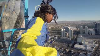 My Vegas Stratosphere Sky Jump Experience Brave [upl. by Paula]