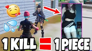 1 KILL  REMOVE 1 PIECE OF CLOTHING FORTNITE CHALLENGE [upl. by Alidus]