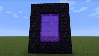 How to Build a Nether Portal in Minecraft [upl. by Bernete]