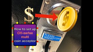 How to program a CHSeries MultiCoin Acceptor Münzprüfer CH926 for Arcade and Vending Machines [upl. by Hsemin]