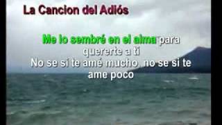 la cancion del adios karaoke los nocherosavi [upl. by Chicoine]