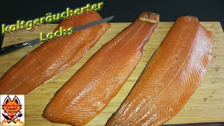 Lachs kaltgeräuchert [upl. by Ellehcram]