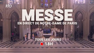 Messe du 24 février 2025 à NotreDame de Paris [upl. by Ydissac699]