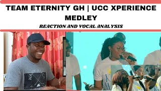 EXCELLENT  Team Eternity Ghana  UCC Xperience Medley  REACTION amp ANALYSIS 🎶🌟 [upl. by Forrester438]