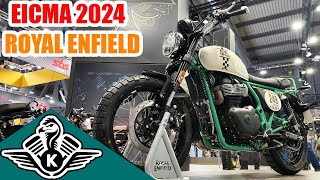 Royal Enfield at EICMA 2024  All motorcycles [upl. by Naneik]