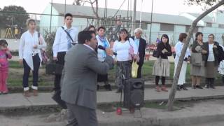 Evangelismo en las calles de Santiago Parte1 [upl. by Mirak745]