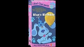 Opening to Blues Clues Blues Birthday 1998 VHS [upl. by Toille652]