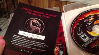 Mortal Kombat Komplete Edition PS3 unboxing HD [upl. by Ahsei]