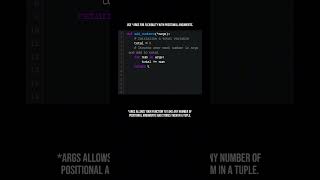 Python Cheat Sheet Master args and kwargs for Flexible Functions [upl. by Nisotawulo510]