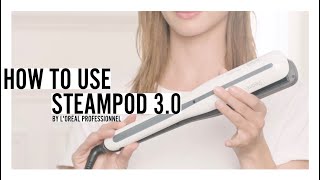 How to use Steampod 30 by LOréal Professionnel  Canada [upl. by Eille]