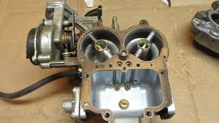 Toyota Tercel 4WD Weber 3236 Carburetor Primary Jet Swapping [upl. by Talanian251]