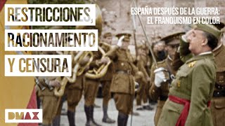 Régimen franquista Hitler y Mussolini  España después de la guerra El franquismo en color [upl. by Aura]