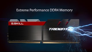 GSKILL Trident Z DDR4 Memory [upl. by Tumer]