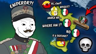 HOI4  Rise of Real One Italian EMPIRE In Kaiserreich [upl. by Nahgam]