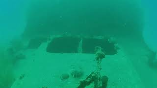 Scuba diving in Roatan Honduras SUNKEN SHIP [upl. by Kutchins]