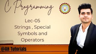 C Programming  Strings And Operators Lec05  AKTU  First Unit [upl. by Hanad]