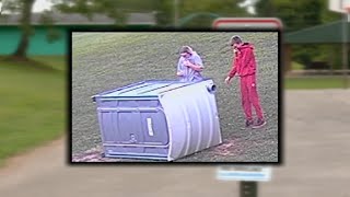 Surveillance photos captured 4 people vandalizing Maryville Park in Hillview [upl. by Boggers]