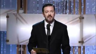 Ricky Gervais at the 2011 Golden Globes [upl. by Mosnar]